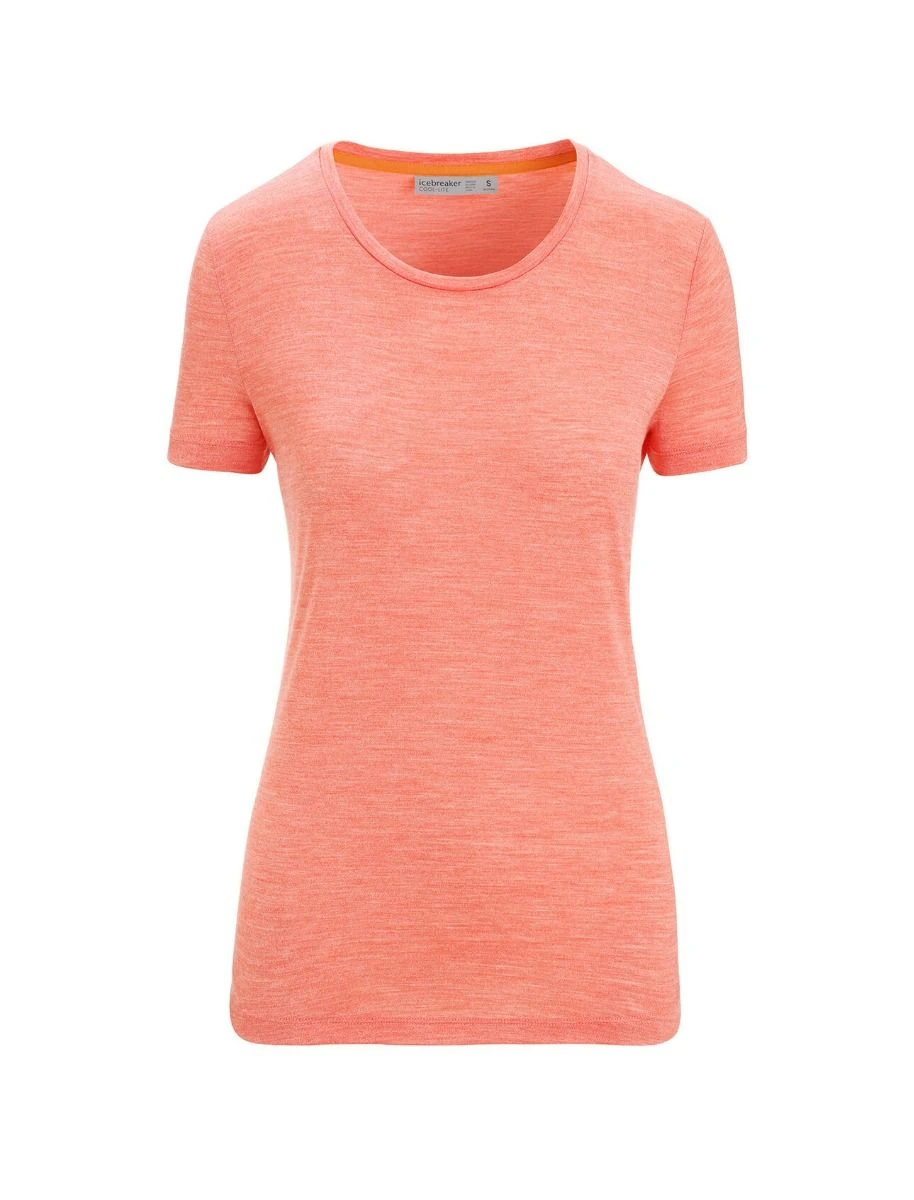 Icebreaker Sphere II SS Tee Damen Orange 1 Icebreaker Sphere II SS Tee Damen Orange