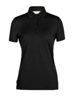 Icebreaker Tech Lite II SS Polo Damen Black