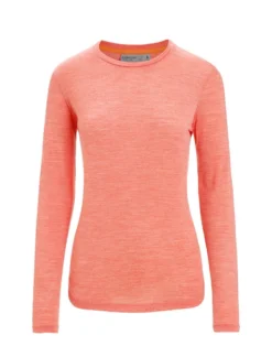Icebreaker Sphere II LS Tee Damen Orange