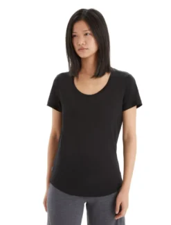 Icebreaker Sphere II SS Scoop Tee Damen Black