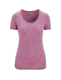 Icebreaker Sphere II SS Scoop Tee Damen Berry