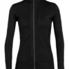 Icebreaker Quantum III LS Zip Jacket Damen Schwarz