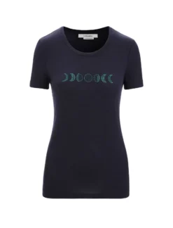 Icebreaker Tech Lite II SS Tee Moon Damen Navy