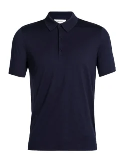 Icebreaker Tech Lite II SS Polo Herren Navy