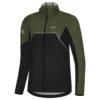 Gore R7 Partial GTX Hooded Jacket Damen Black Green