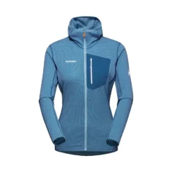 Mammut Aenergy Light ML Hooded Jacket Damen Cool Blue