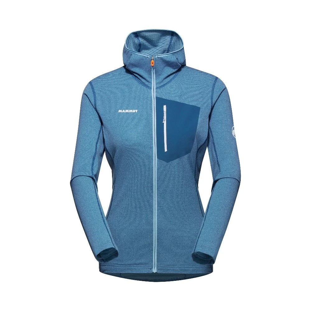 Mammut Aenergy Light ML Hooded Jacket Damen Cool Blue 1 Mammut Aenergy Light ML Hooded Jacket Damen Cool Blue