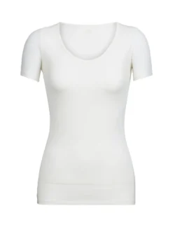 Icebreaker Siren SS Sweetheart Damen Weiß