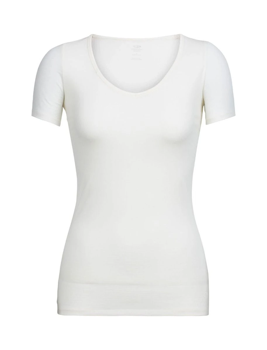 Icebreaker Siren SS Sweetheart Damen Weiß 1 Icebreaker Siren SS Sweetheart Damen Weiß