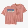 Patagonia P-6 Mission Organic SS Herren Sunfade Pink