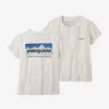 Patagonia P-6 Mission Organic SS Damen Birch White