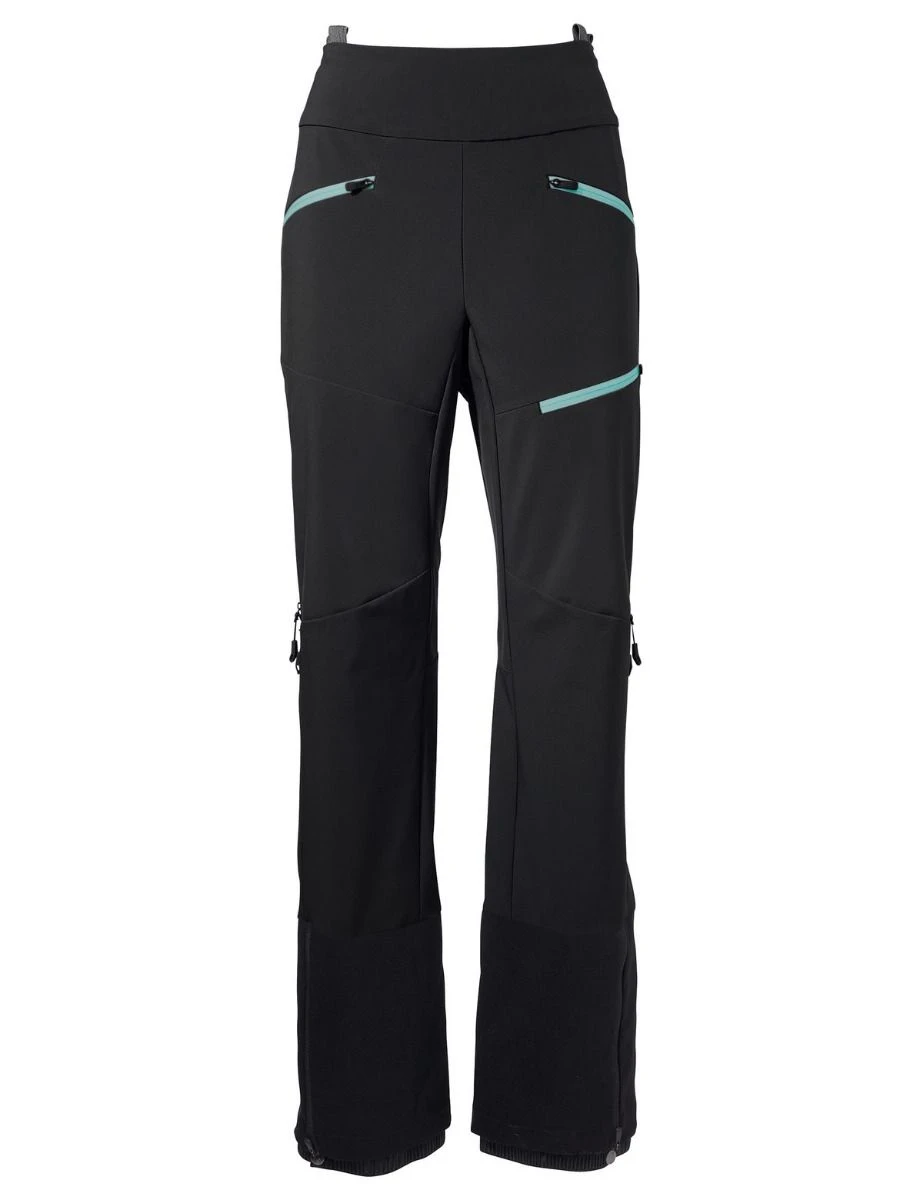 Vaude Monviso Softshell Pants II Damen Schwarz 1 Vaude Monviso Softshell Pants II Damen Schwarz