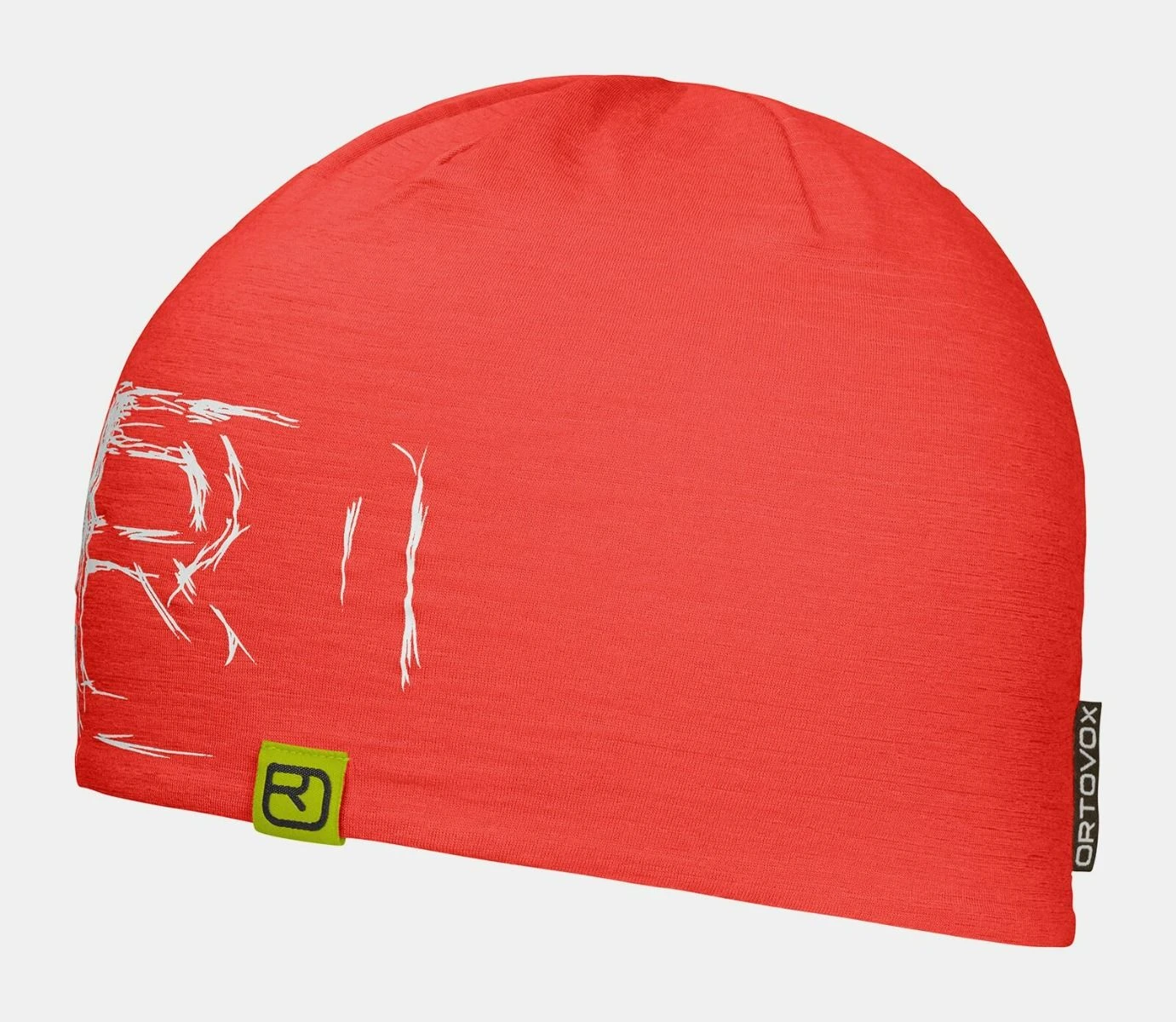 Ortovox 120 TEC LOGO BEANIE Coral 1 Ortovox 120 TEC LOGO BEANIE Coral