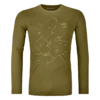 Ortovox 185 Merino Tangram LS Herren Green