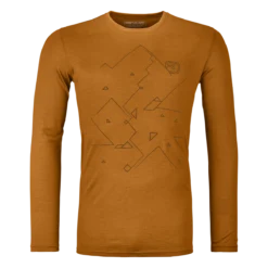 Ortovox 185 Merino Tangram LS Herren Fox