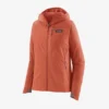 Patagonia R1 CrossStrata Hoody Damen Coral