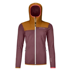 Ortovox Fleece Plus Hoody Damen Rose