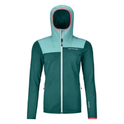 Ortovox Fleece Plus Hoody Damen Green