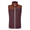 Ortovox Fleece Plus Vest Herren Wine
