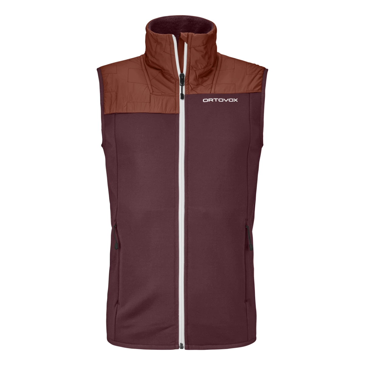 Ortovox Fleece Plus Vest Herren Wine 1 Ortovox Fleece Plus Vest Herren Wine