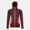 Ortovox Fleece Light Hoody Damen Wine