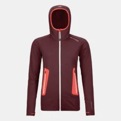 Ortovox Fleece Light Hoody Damen Wine
