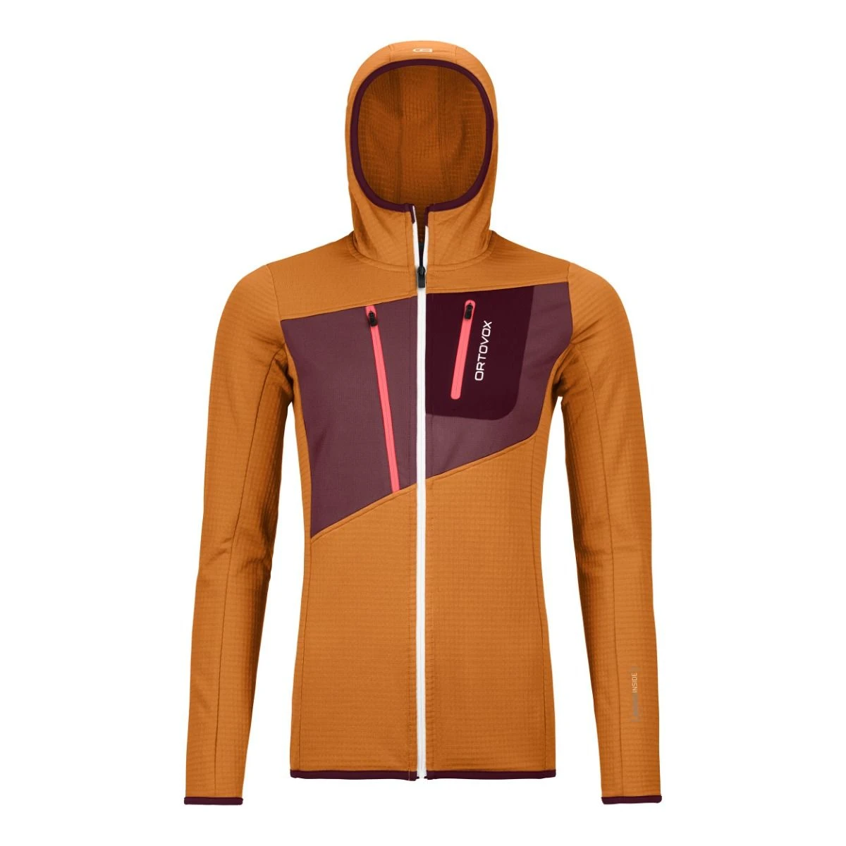 Ortovox FLEECE GRID HOODY Damen Fox 1 Ortovox FLEECE GRID HOODY Damen Fox