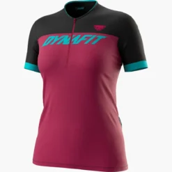 Dynafit Ride Light 1/2 ZIP SS Tee Damen Beet Red