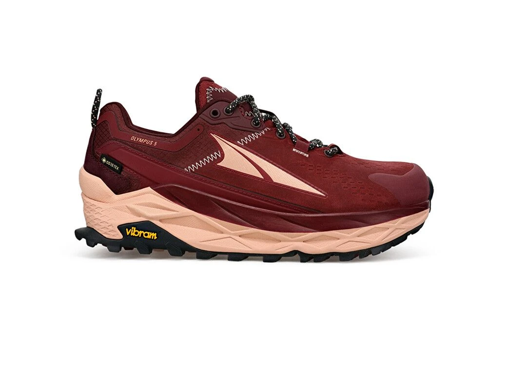 Altra Olympus 5 Hike Low GTX Damen Maroon 1 Altra Olympus 5 Hike Low GTX Damen Maroon