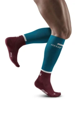 CEP Run Socks Tall Herren Petrol Red