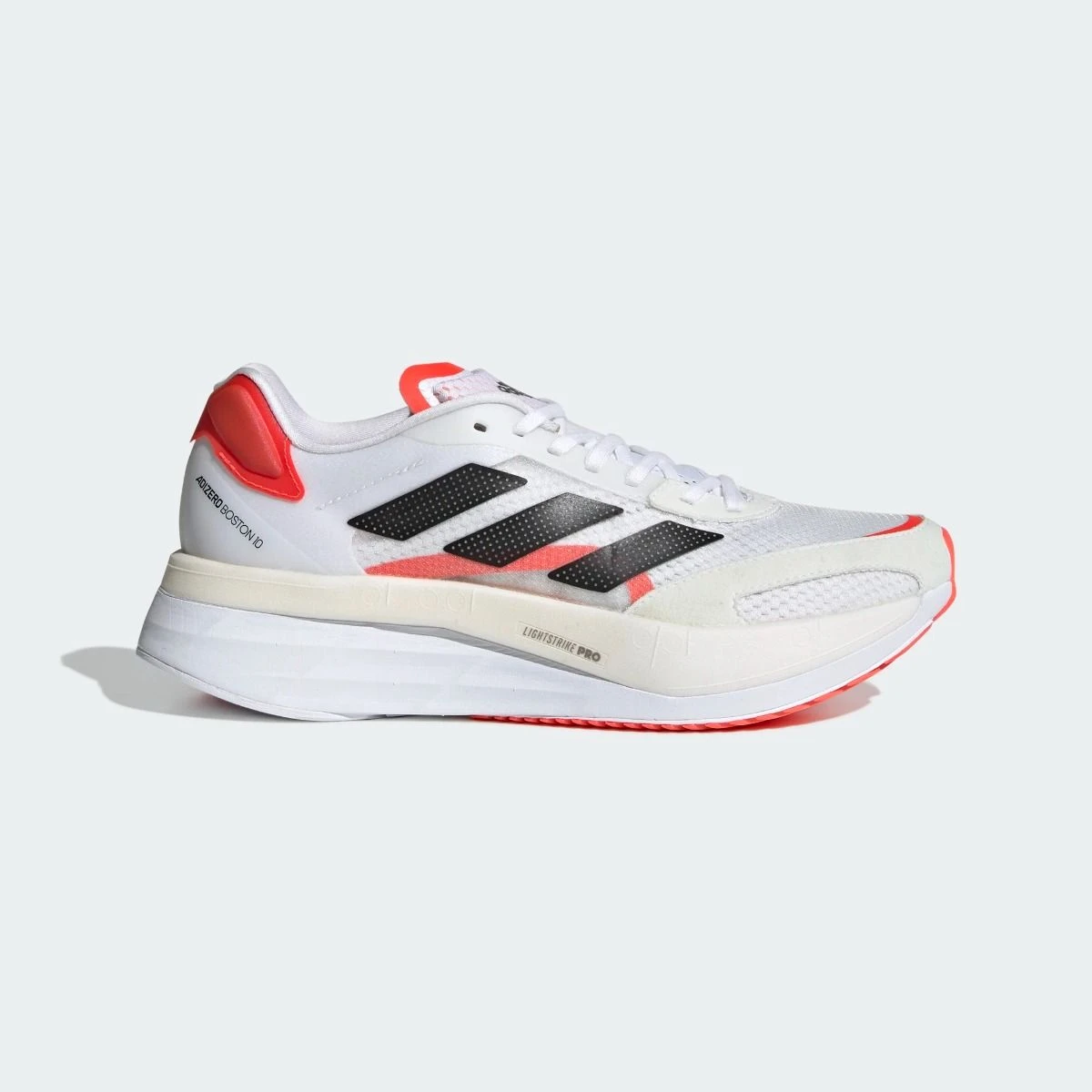 Adidas ADIZERO BOSTON 10 Damen Weiss 1 Adidas ADIZERO BOSTON 10 Damen Weiss