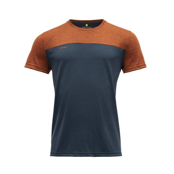 Devold Norang Tee 150 Herren Brick Night 1 Devold Norang Tee 150 Herren Brick Night