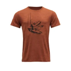 Devold Straumane Tee 150 Herren Brick
