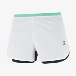 Salomon CROSS 2in1 Short Damen White