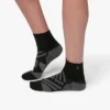 On Mid Sock Damen Schwarz