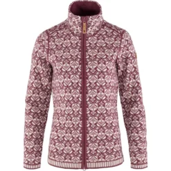 Fjäll Räven Snow Cardigan Damen Purple