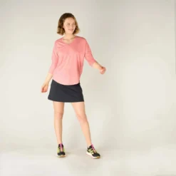 Sherpa Asha V-Neck 3/4 Sleeve Top Damen Sorbet