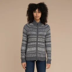 Sherpa Paro Full Zip Jacket Damen Grey