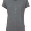 Pally Hi T-Shirt Bingo Flamingo Damen Grey