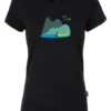 Pally Hi T-Shirt Mountain Time Damen Blue