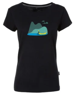Pally Hi T-Shirt Mountain Time Damen Blue